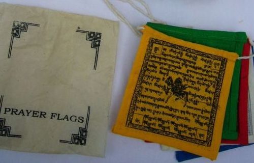 Windhorse Prayer Flags in Envelope 9x9cm
