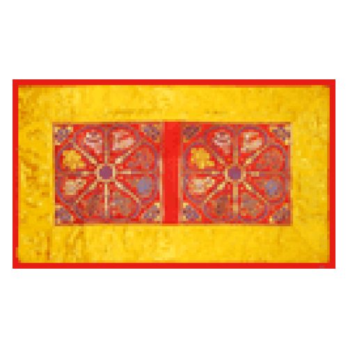 Dorje & Bell Altar Cloth - Auspicious Symbols - 34x21cm