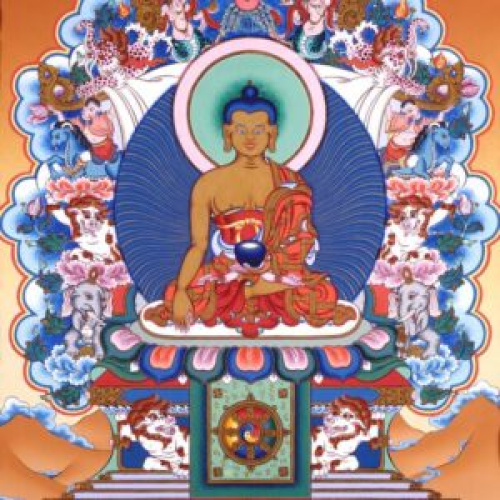 Buddha Shakyamuni 2 postcard / Andy Weber