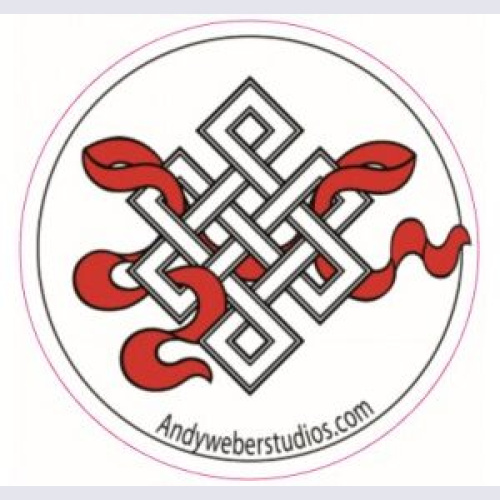 Knot of Eternity sticker / Andy Weber