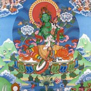 Green Tara postcard 2 / Andy Weber