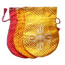 Double Dorje Mala Bag - Saffron