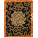 Dorje & Bell Altar Cloth - narrow border - 23x16cm