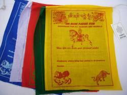 Windhorse Write Your Own Prayer Flags - string of 5